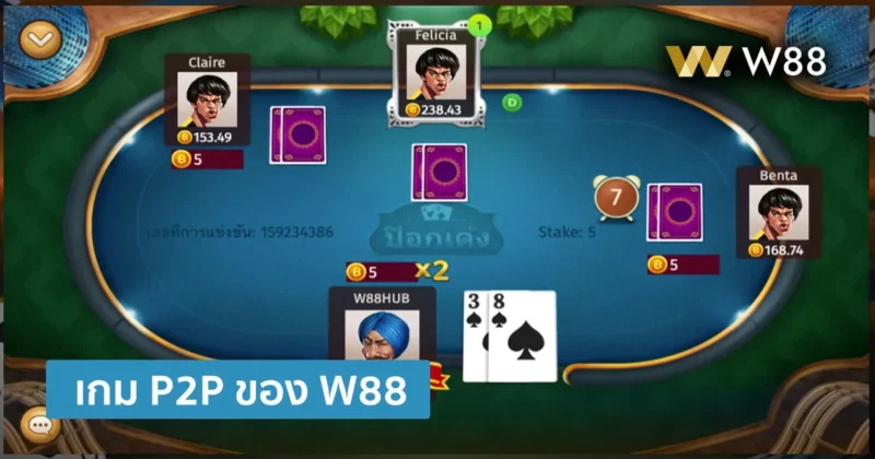 เกม P2P คืออะไร? เล่นเกม P2P กับเว็บ W88 มีสิทธิประโยชน์อะไรบ้าง