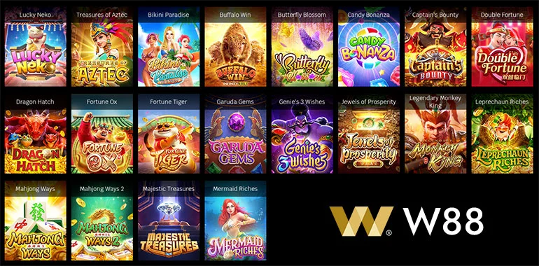 PG SLots ให้บริการโดย W88