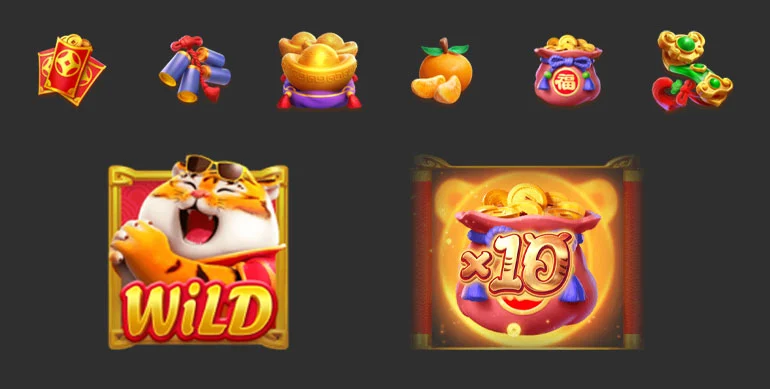 สัญลักษณ์เกมสล็อต Fortune Tiger