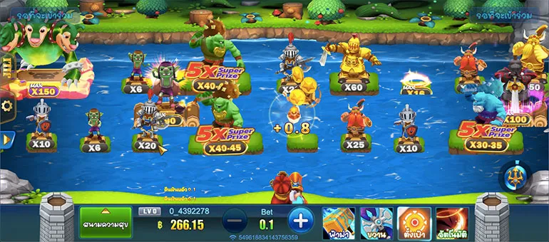 ตัวอย่างเกมยิง Boom Legend