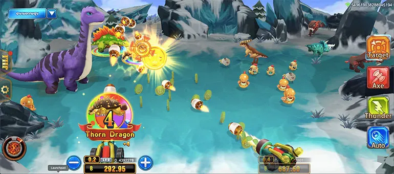 ตัวอย่างเกมยิงไดโนเสาร์ Dinosaur Tycoon