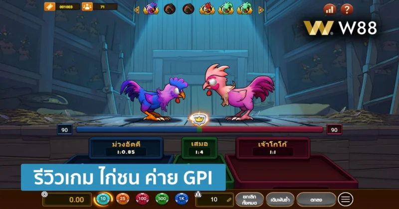 รีวิวเกม ไก่ชน Rooster Fight แทงไก่ชนแบบมันส์ๆ มีอัตราการจ่ายสูง