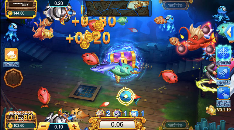รีวิวเกม PIRATES FISHING บนเว็บพนัน W88