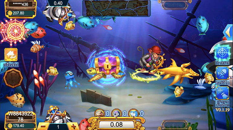 ตัวอย่างของการยิงในอัตราการเล่นสูงสุด