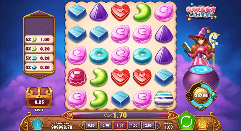 ตัวอย่างเกม Sweet Alchemy