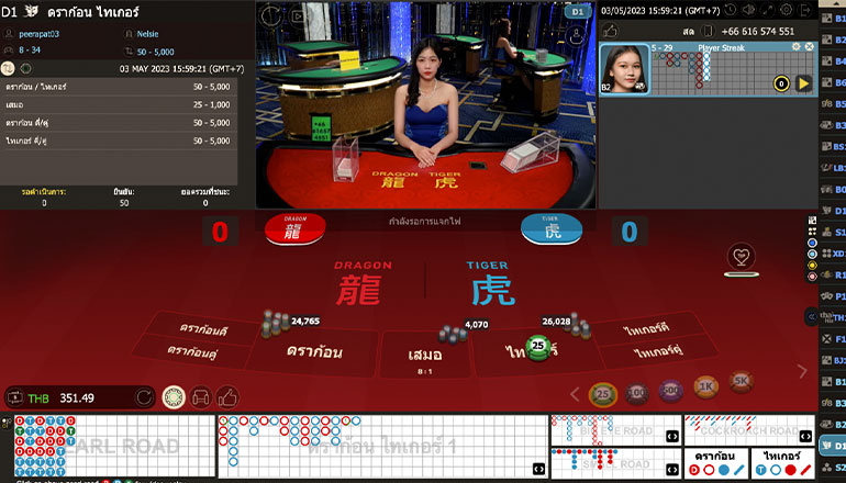 ตัวอย่างของการเล่นพนัน