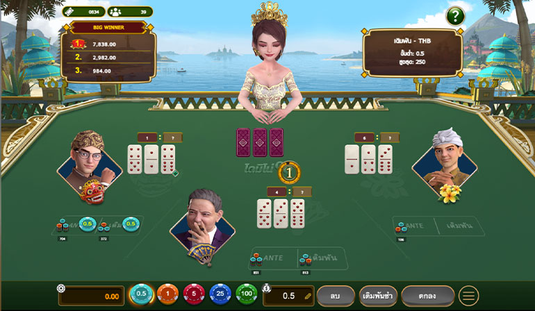 ตัวอย่างในเกมการสู้