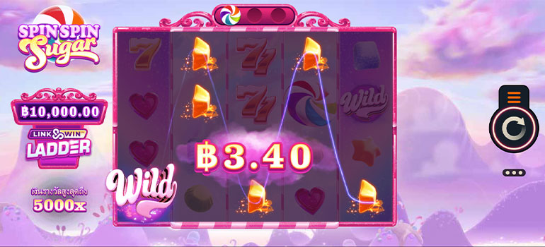 ตัวอย่างการชนะเกมสล็อตในการเล่นแบบธรรมดา