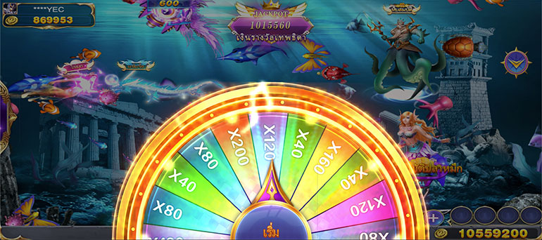 ตัวอย่างในการหมุนวงล้อ