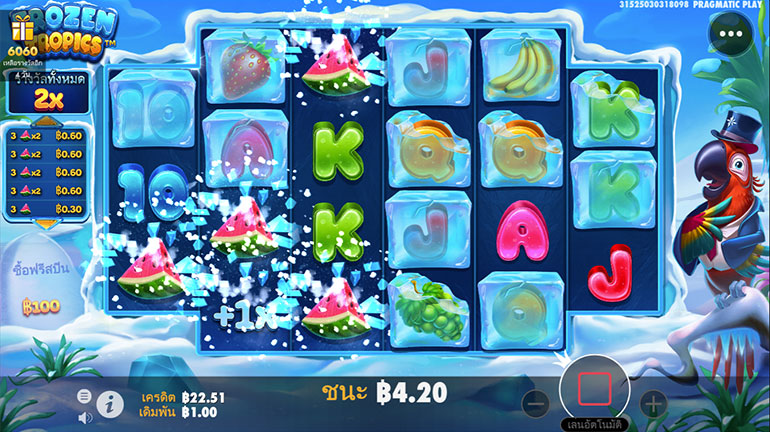 ตัวอย่างการชนะสล็อตในรูปแบบธรรมดา