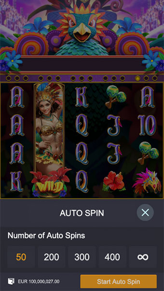 ตัวอย่างการกำหนดรอบสำหรับเล่นสล็อตในรูปแบบอัตโนมัติ