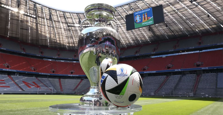 Fussballiebe (ฟุสส์บอลลีเบอ) ลูกฟุตบอลที่จะใช้ในการแข่งขันฟุตบอลยูโร 2024