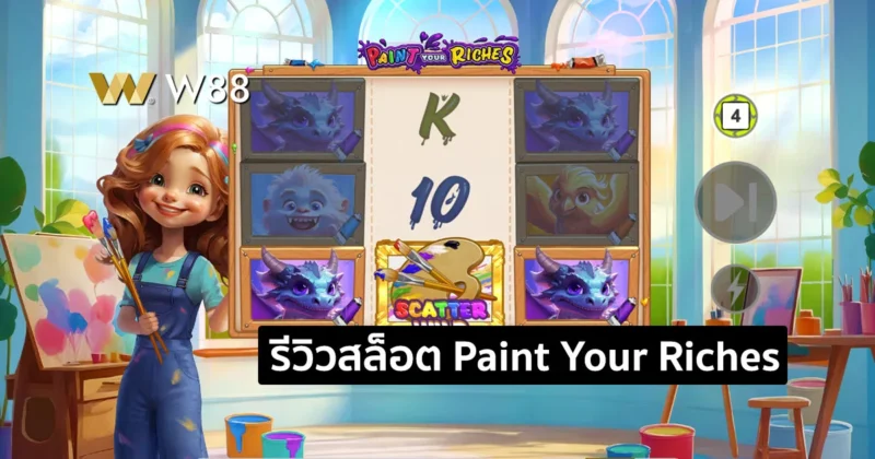 รีวิวสล็อต Paint Your Riches สล็อตใหม่น่าสนใจ จากค่าย GPI ใครก็เล่น