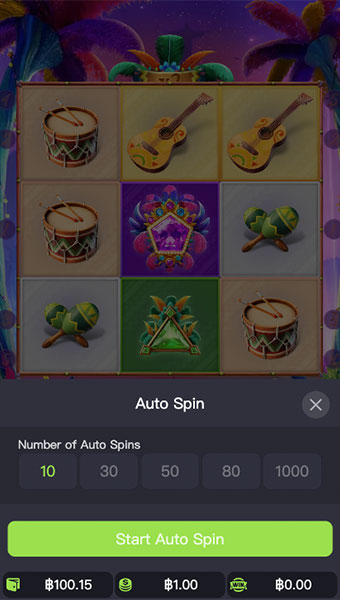 ตัวอย่างรายละเอียดการกำหนดรอบสำหรับเล่นสล็อตในรูปแบบอัตโนมัติ