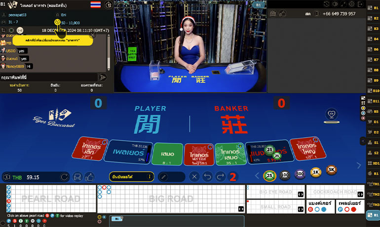 ตัวอย่างการลงเดิมพัน