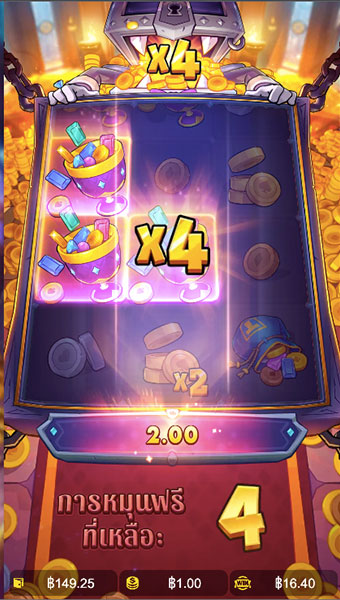 ตัวอย่างการชนะสล็อตในรอบโบนัสฟรีสปิน
