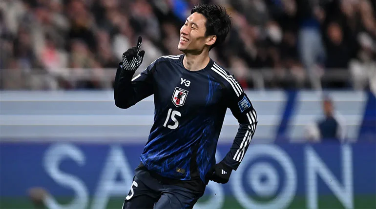 Daichi Kamada ทีมชาติญีปุ่นในรอบคัดเลือกรอบที่ 1