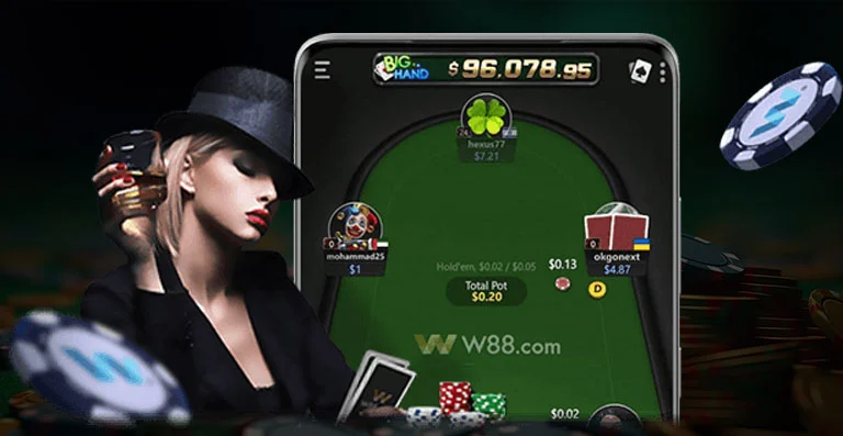 โป๊กเกอร์โดย W88