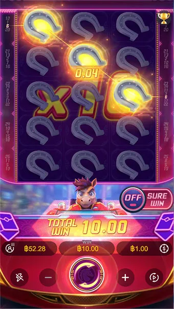 การชนะสล็อต Fortune Horse ในรูปแบบธรรมดา